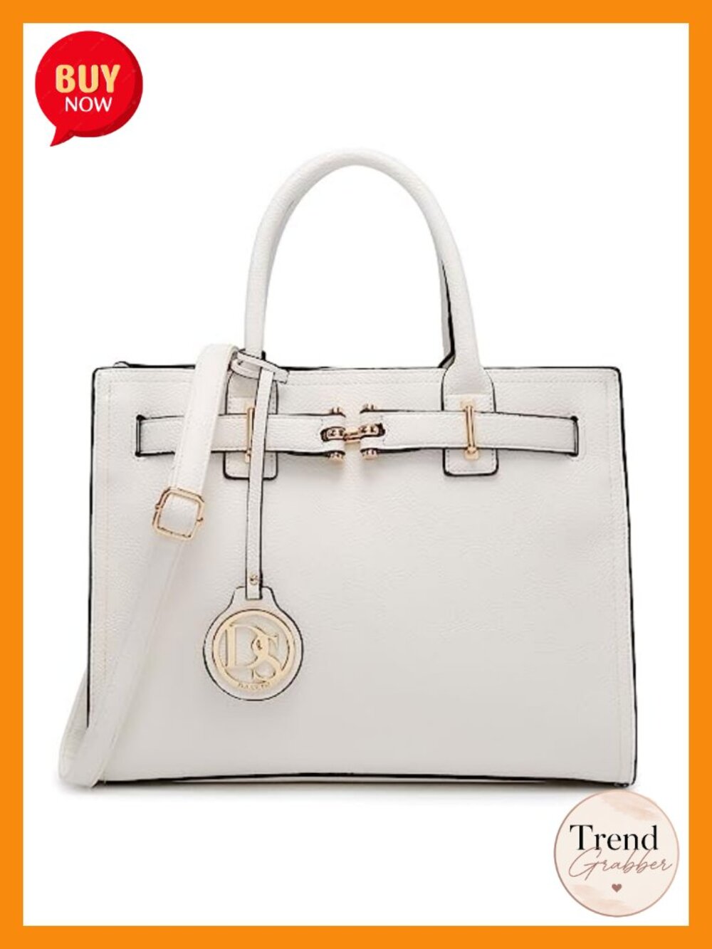 Faux Leather Satchel Handbag Top-Handle Tote Work Shoulder Bag